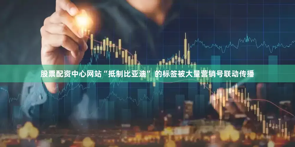 股票配资中心网站“抵制比亚迪” 的标签被大量营销号联动传播